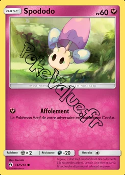 Carte Pokémon Spododo n°147 de la série Tonnerre Perdu
