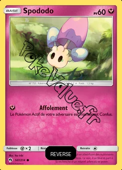 Carte Pokémon Spododo Reverse n°147 de la série Tonnerre Perdu