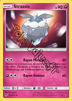 Carte Pokémon Strassie n°143 de la série Tonnerre Perdu