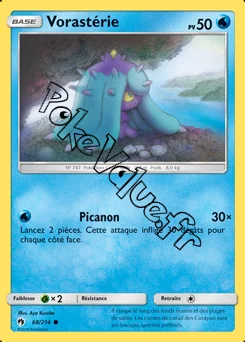 Carte Pokémon Vorastérie n°68 de la série Tonnerre Perdu
