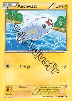 Carte Pokémon Anchwatt  n°39 de la série Nobles Victoires