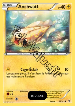 Carte Pokémon Anchwatt  Reverse n°38 de la série Nobles Victoires
