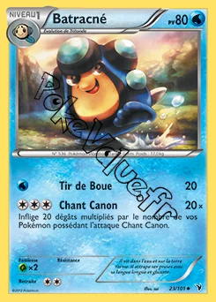 Carte Pokémon Batracné n°23 de la série Nobles Victoires