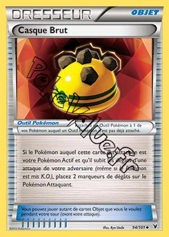 Carte Pokémon Casque Brut n°94 de la série Nobles Victoires