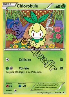 Carte Pokémon Chlorobule n°4 de la série Nobles Victoires