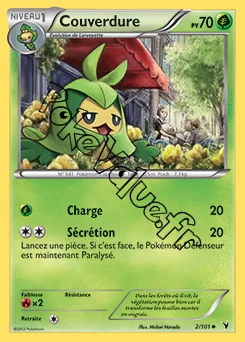 Carte Pokémon Couverdure n°2 de la série Nobles Victoires