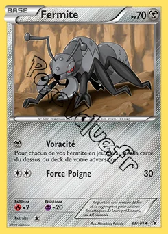 Carte Pokémon Fermite n°83 de la série Nobles Victoires