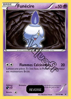 Carte Pokémon Funécire Reverse n°57 de la série Nobles Victoires