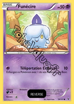 Carte Pokémon Funécire Reverse n°58 de la série Nobles Victoires