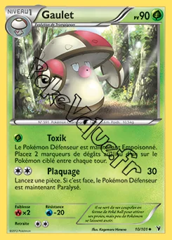 Carte Pokémon Gaulet n°10 de la série Nobles Victoires
