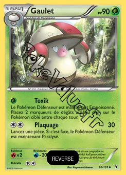 Carte Pokémon Gaulet Reverse n°10 de la série Nobles Victoires