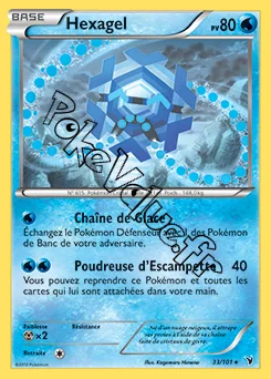 Carte Pokémon Hexagel n°33 de la série Nobles Victoires
