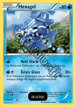 Carte Pokémon Hexagel  Reverse n°32 de la série Nobles Victoires