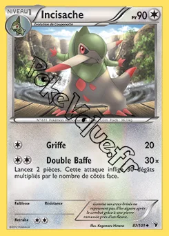 Carte Pokémon Incisache  n°87 de la série Nobles Victoires