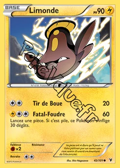Carte Pokémon Limonde n°42 de la série Nobles Victoires