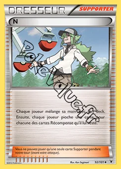 Carte Pokémon N n°92 de la série Nobles Victoires