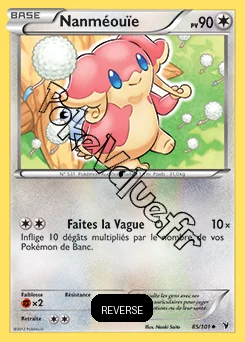Carte Pokémon Nanméouïe Reverse n°85 de la série Nobles Victoires