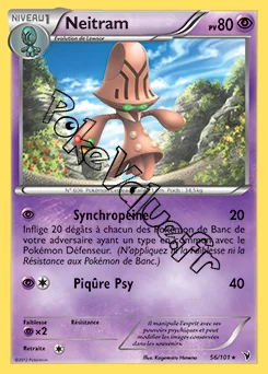 Carte Pokémon Neitram n°56 de la série Nobles Victoires