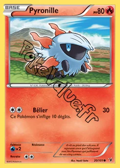 Carte Pokémon Pyronille  n°20 de la série Nobles Victoires