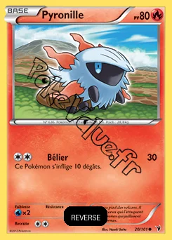 Carte Pokémon Pyronille  Reverse n°20 de la série Nobles Victoires