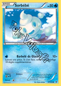 Carte Pokémon Sorbébé n°27 de la série Nobles Victoires