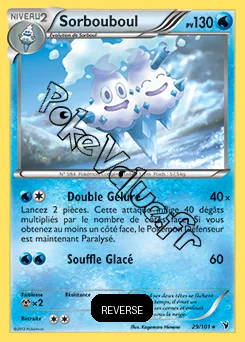 Carte Pokémon Sorbouboul Reverse n°29 de la série Nobles Victoires