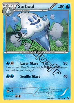 Carte Pokémon Sorboul n°28 de la série Nobles Victoires