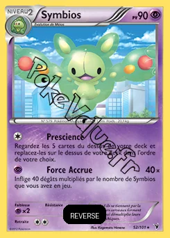 Carte Pokémon Symbios Reverse n°52 de la série Nobles Victoires