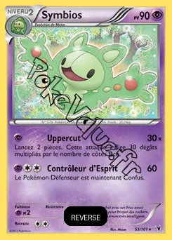 Carte Pokémon Symbios Reverse n°53 de la série Nobles Victoires