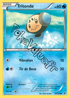 Carte Pokémon Tritonde n°22 de la série Nobles Victoires