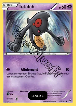 Carte Pokémon Tutafeh  Reverse n°44 de la série Nobles Victoires