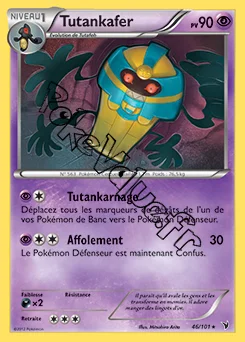 Carte Pokémon Tutankafer n°46 de la série Nobles Victoires
