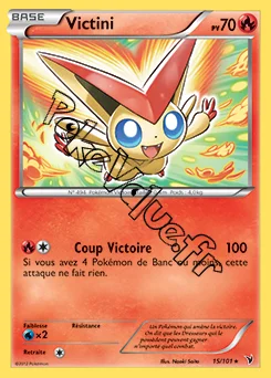 Carte Pokémon Victini  n°15 de la série Nobles Victoires