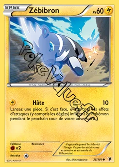 Carte Pokémon Zébibron n°35 de la série Nobles Victoires