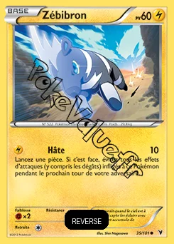 Carte Pokémon Zébibron Reverse n°35 de la série Nobles Victoires