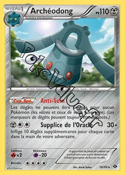 Carte Pokémon Archéodong n°76 de la série Destinées Futures