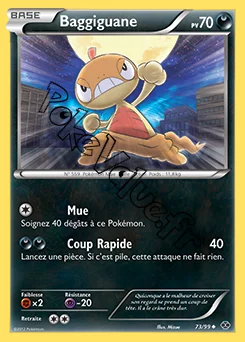 Carte Pokémon Baggiguane n°73 de la série Destinées Futures