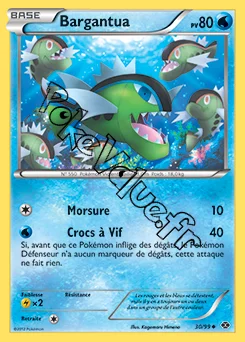 Carte Pokémon Bargantua n°30 de la série Destinées Futures