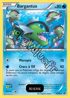 Carte Pokémon Bargantua Reverse n°30 de la série Destinées Futures