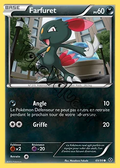 Carte Pokémon Farfuret n°69 de la série Destinées Futures
