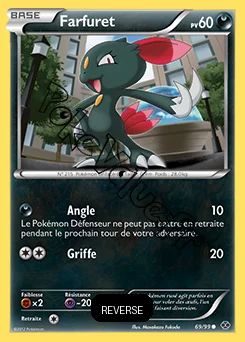 Carte Pokémon Farfuret Reverse n°69 de la série Destinées Futures