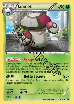 Carte Pokémon Gaulet n°9 de la série Destinées Futures