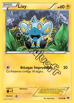 Carte Pokémon Lixy  n°43 de la série Destinées Futures