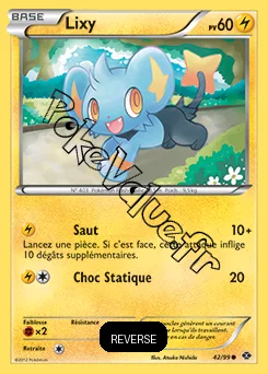 Carte Pokémon Lixy Reverse n°42 de la série Destinées Futures