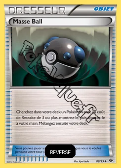 Carte Pokémon Masse Ball Reverse n°88 de la série Destinées Futures