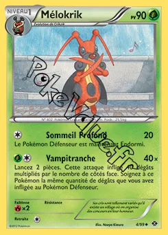 Carte Pokémon Mélokrik n°4 de la série Destinées Futures