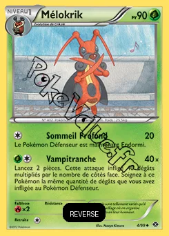 Carte Pokémon Mélokrik Reverse n°4 de la série Destinées Futures