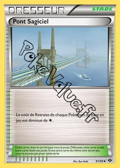 Carte Pokémon Pont Sagiciel n°91 de la série Destinées Futures