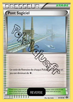 Carte Pokémon Pont Sagiciel Reverse n°91 de la série Destinées Futures