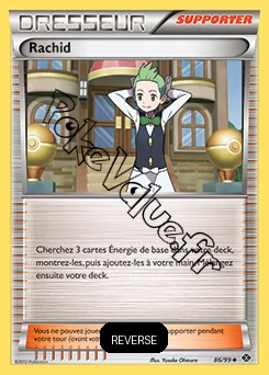 Carte Pokémon Rachid Reverse n°86 de la série Destinées Futures